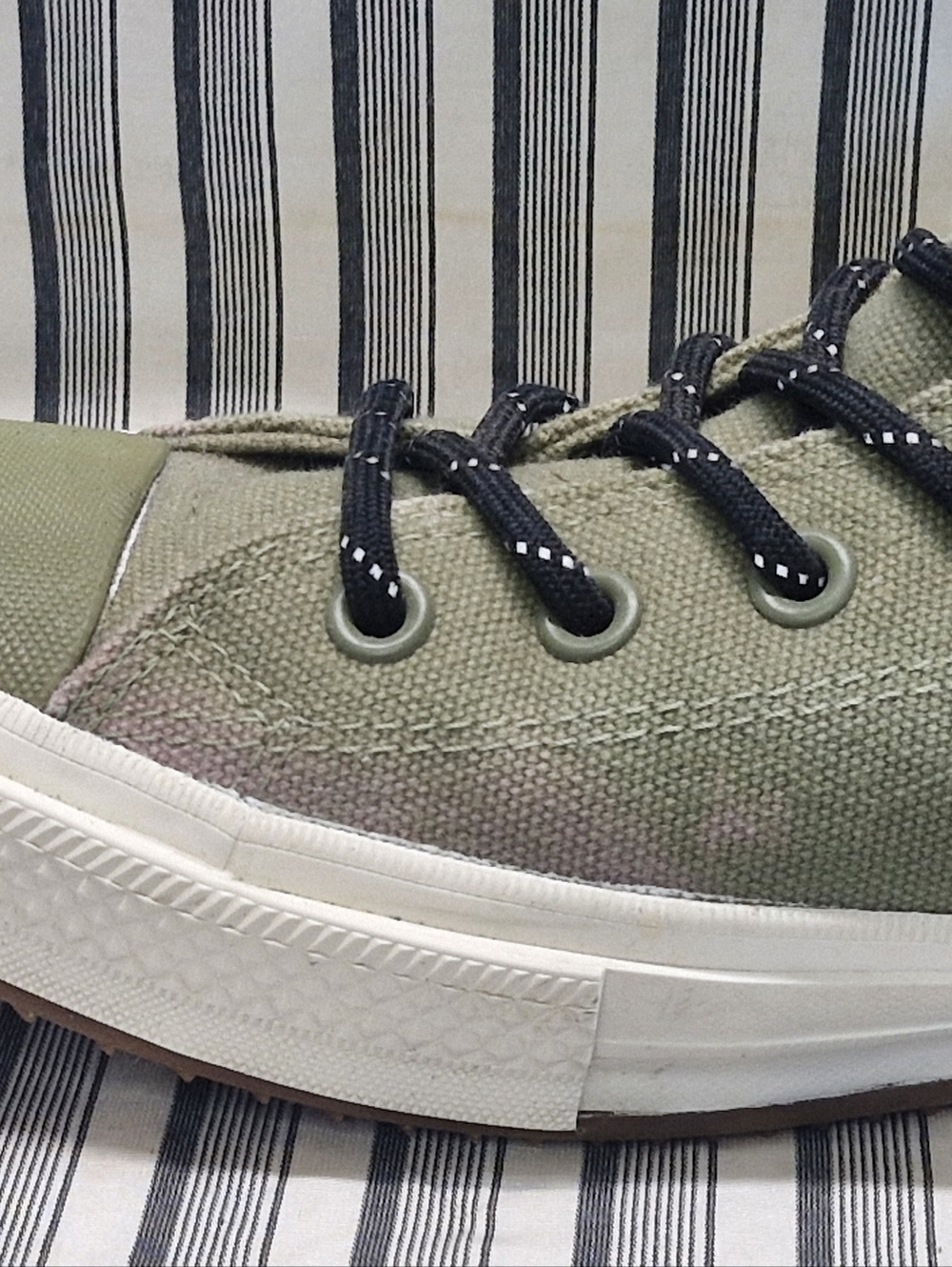 Converse Chuck Taylor All Star High Top Green Men's 11 Canvas Sneakers - Picture 8 of 16